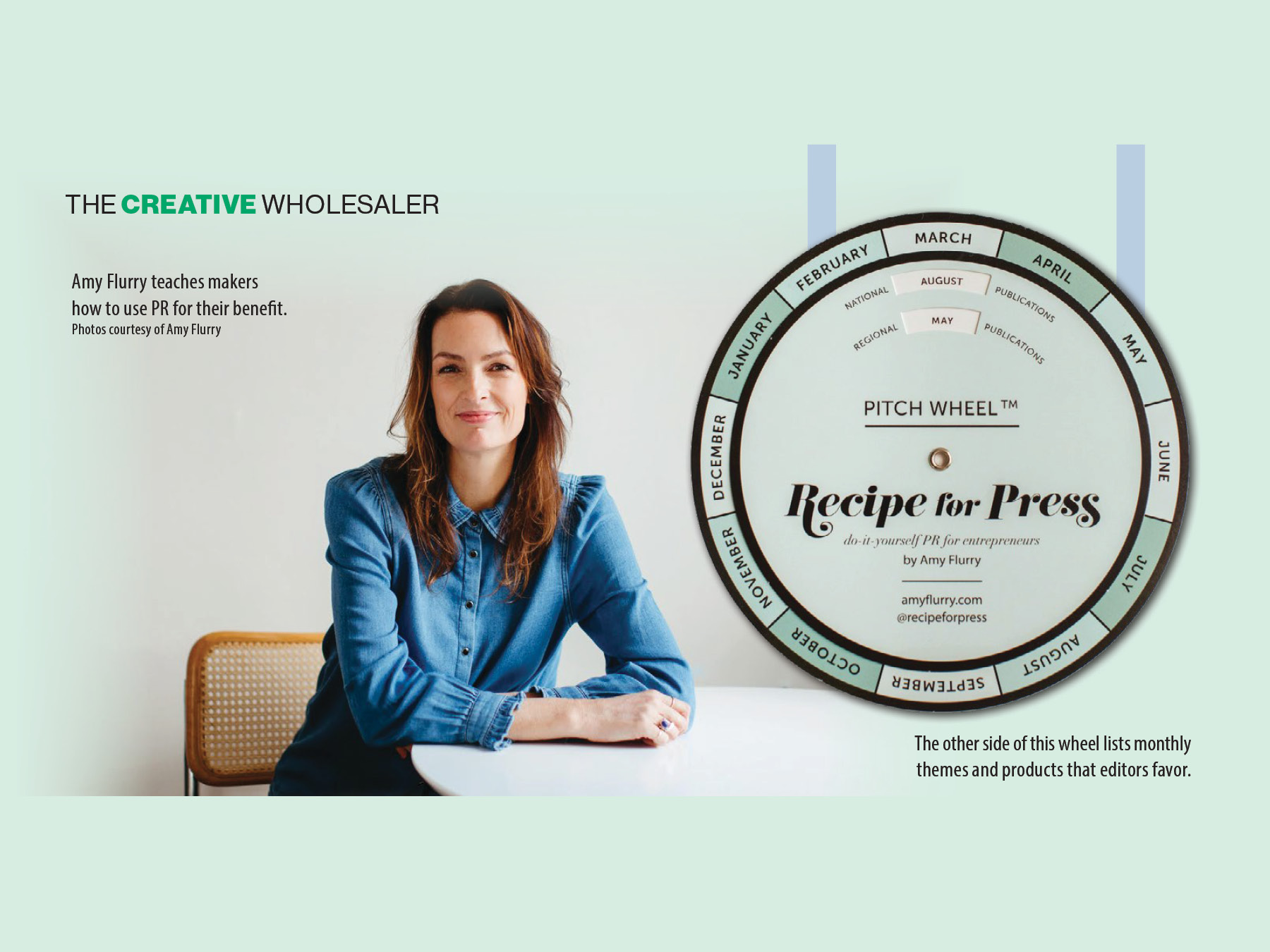 Interview in The Creative Wholesaler Column